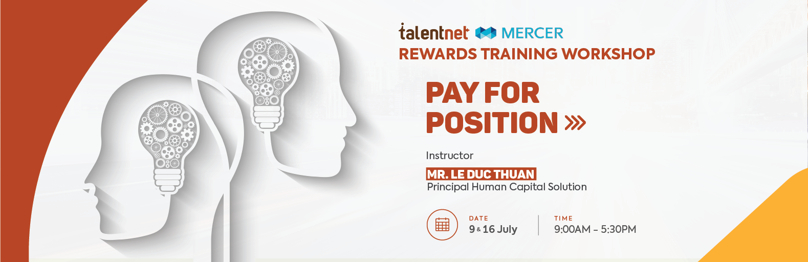 On the 9th of July 2021, the workshop Pay for position will take place to accompany the business people value insight about payment.