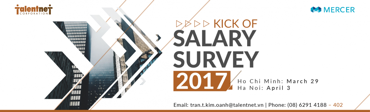 Vietnam Salary Survey 2017 Is Now Open For Subscription