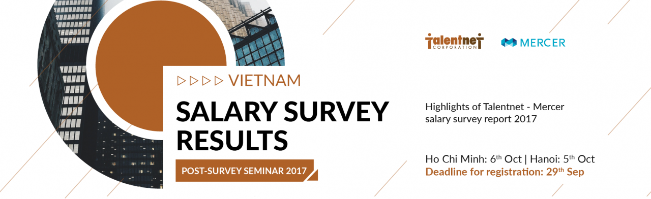 Kết quả Khảo sát Tổng lương Việt Nam 2017