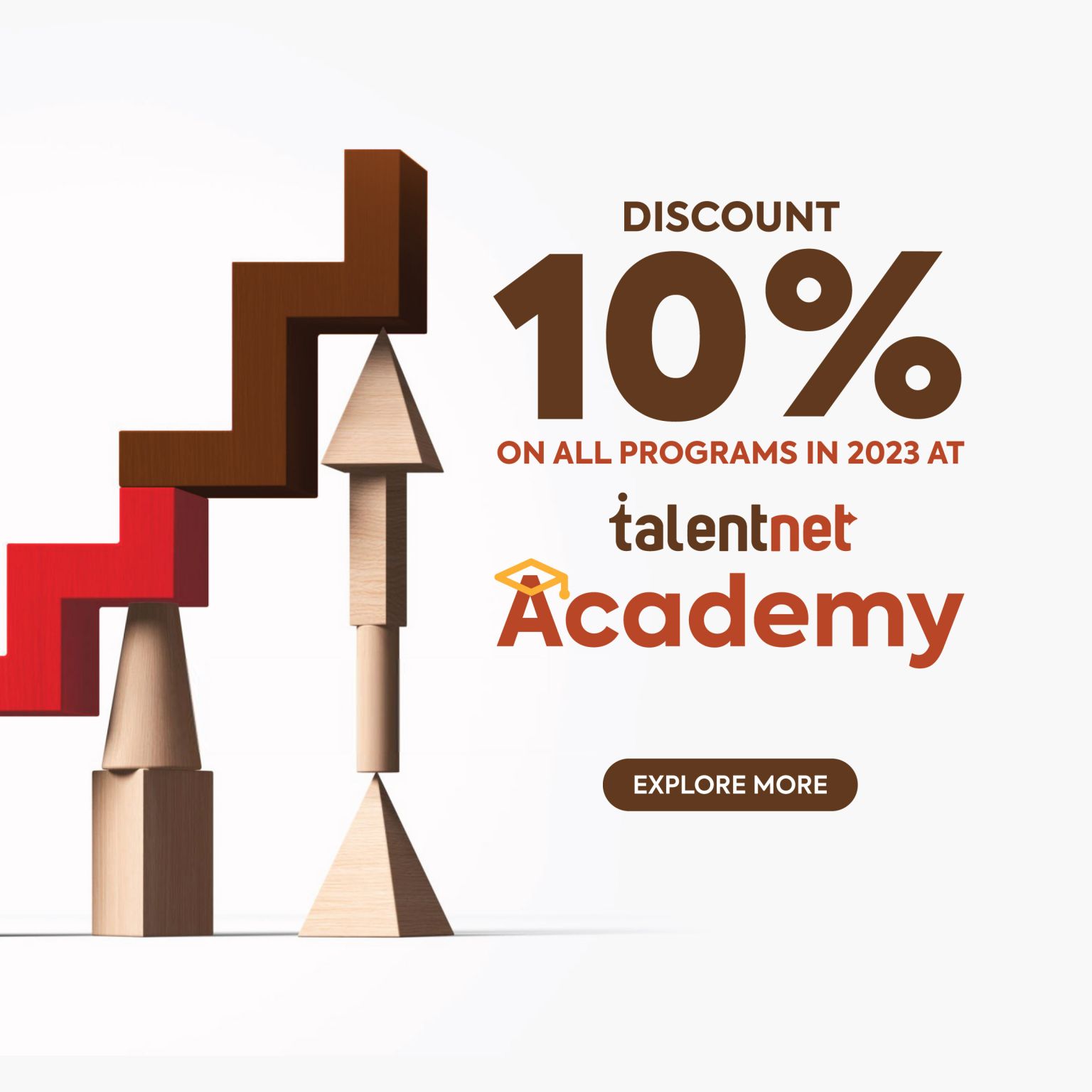 DISCOUNT OF 10% FOR ALL PROGRAMS IN 2023 AT TALENTNET ACADEMY​

Skyrocket your career path with an in-depth view of the HR industry and numerous differences to explore at Talentnet Academy: