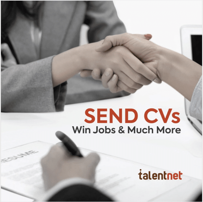 SEND CVs, WIN JOBS & MUCH MORE​

The job market is constantly changing, and so should your CVs! ​

Because if you don’t keep yours updated every 6-8 months, you are doubling your chance of missing out a great job opportunity to others. ​
